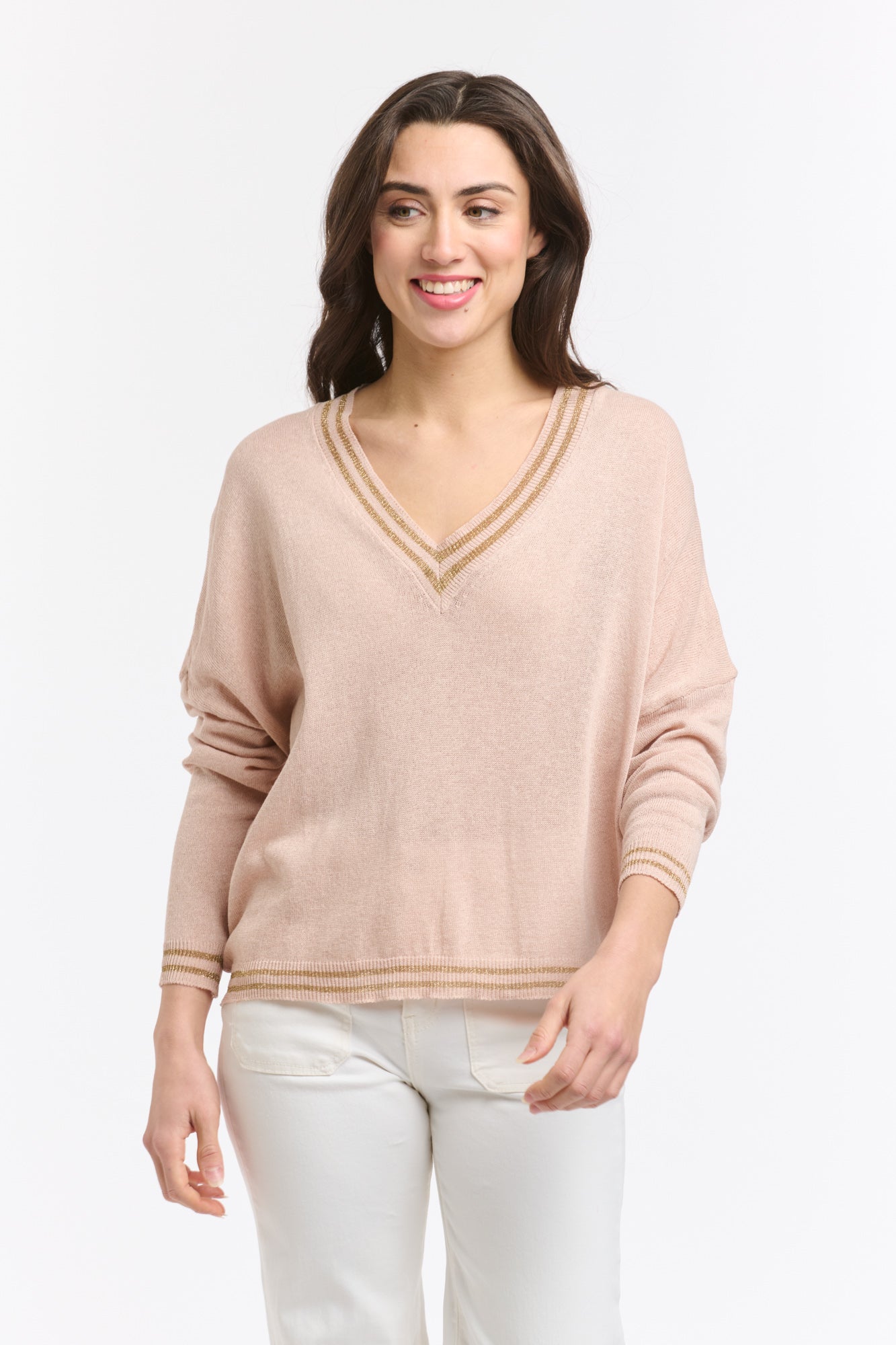 Lurex College Knit - Cipria-Italian Star-Lima & Co