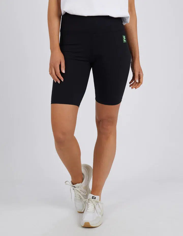 Luxe Rib Bike Short - Washed Black-Foxwood-Lima & Co