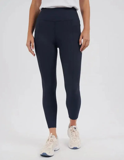 Luxe Rib Legging - Navy-Foxwood-Lima & Co