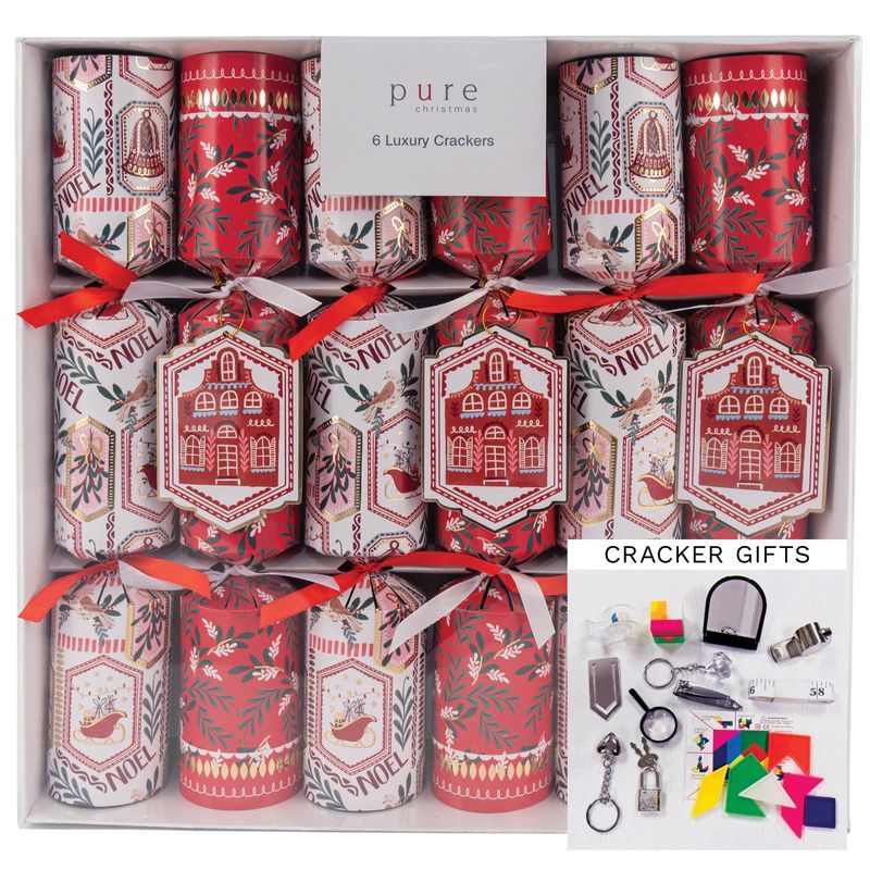 Luxury Cracker Red White House-Swing-Lima & Co