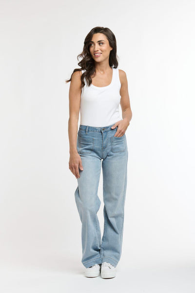 Macey Jeans - Light Denim-Italian Star-Lima & Co