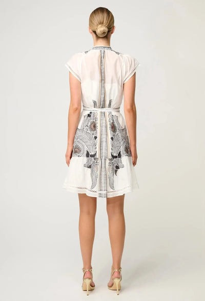 Malika Dress - Ivory Casablanca-Once Was-Lima & Co