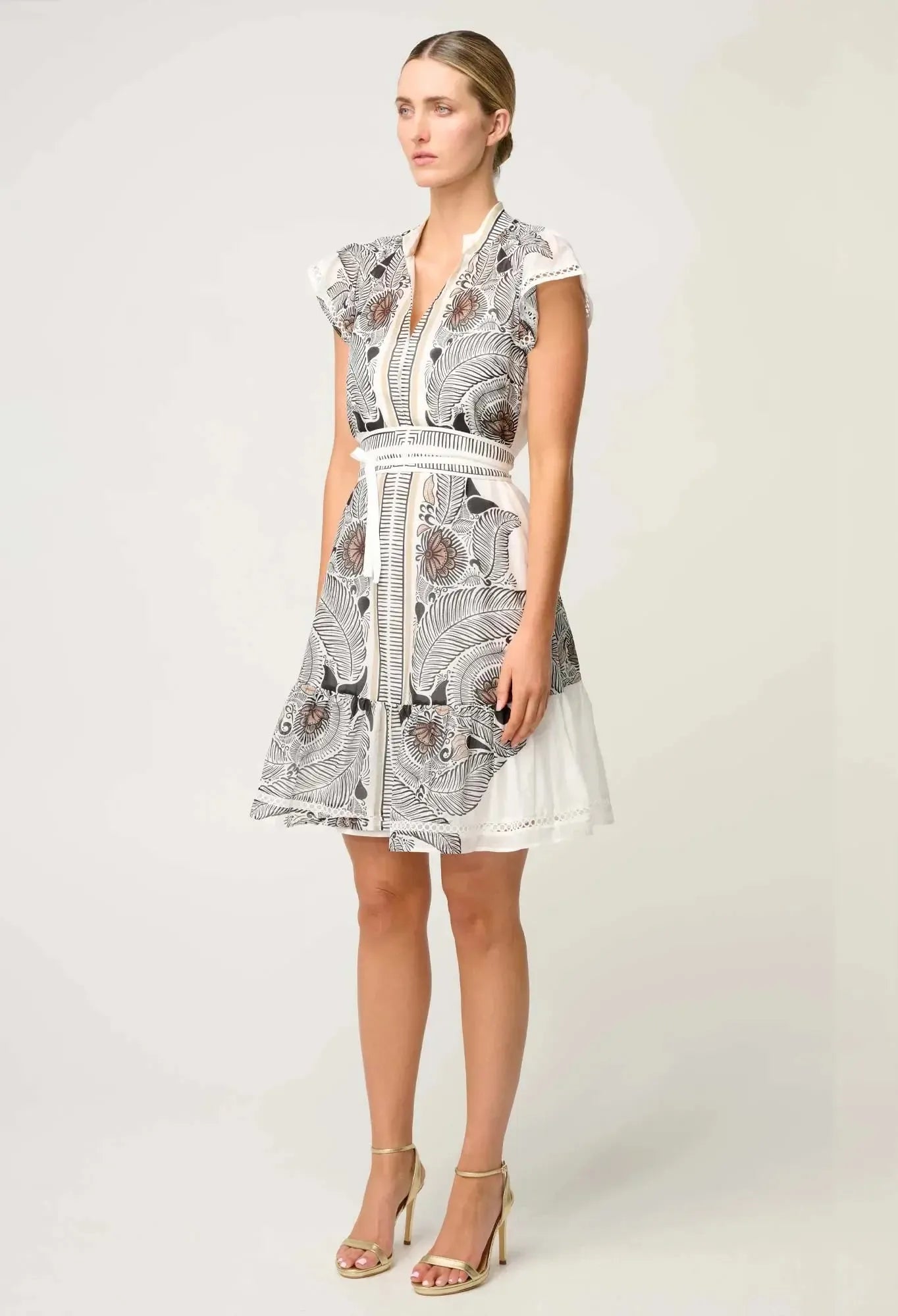 Malika Dress - Ivory Casablanca-Once Was-Lima & Co