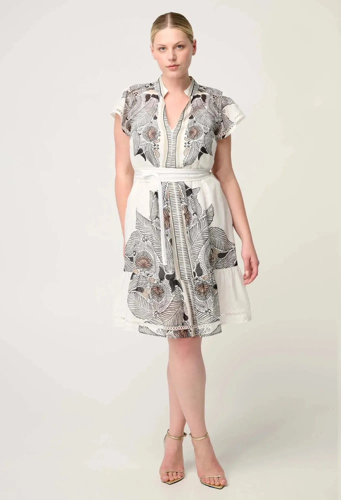 Malika Dress - Ivory Casablanca-Once Was-Lima & Co