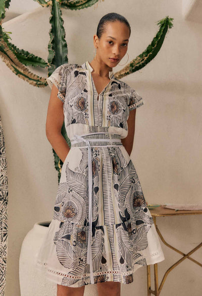 Malika Dress - Ivory Casablanca-Once Was-Lima & Co