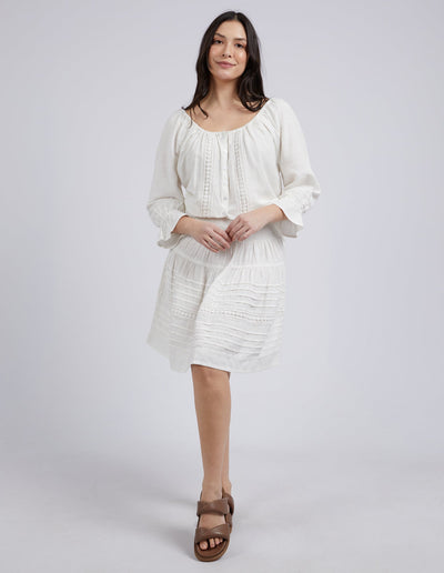 Market Blouse - Pearl-Elm Lifestyle-Lima & Co