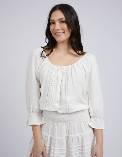 Market Blouse - Pearl-Elm Lifestyle-Lima & Co