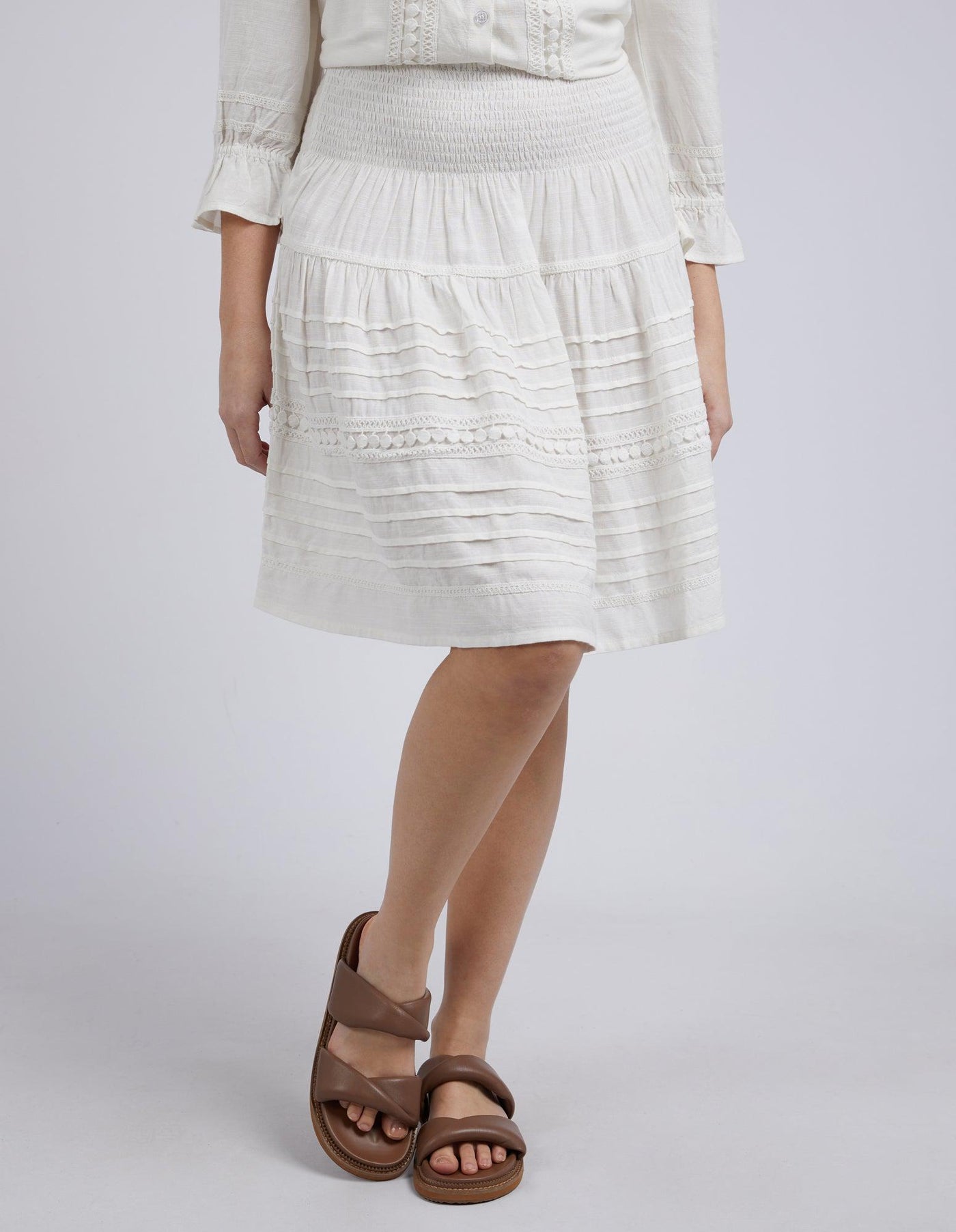 Market Skirt - Pearl-Elm Lifestyle-Lima & Co