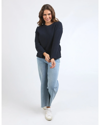 Marley Knit - Dark Sapphire-Elm Lifestyle-Lima & Co