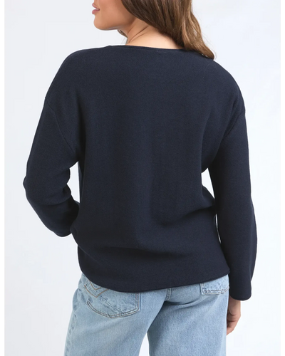 Marley Knit - Dark Sapphire-Elm Lifestyle-Lima & Co