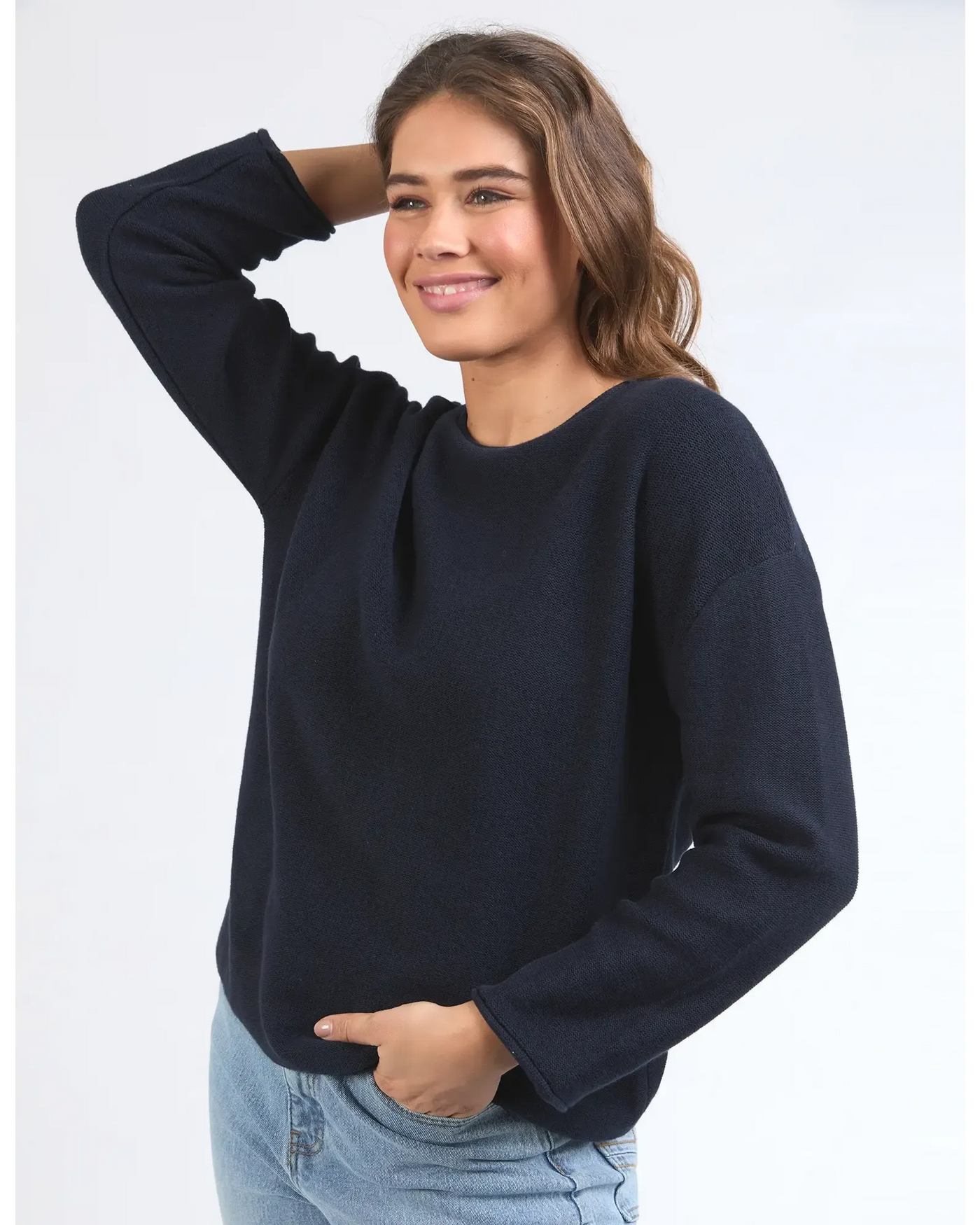 Marley Knit - Dark Sapphire-Elm Lifestyle-Lima & Co