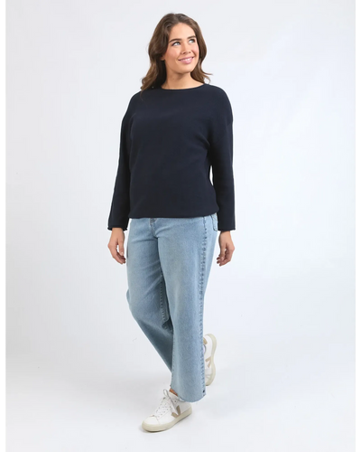 Marley Knit - Dark Sapphire-Elm Lifestyle-Lima & Co