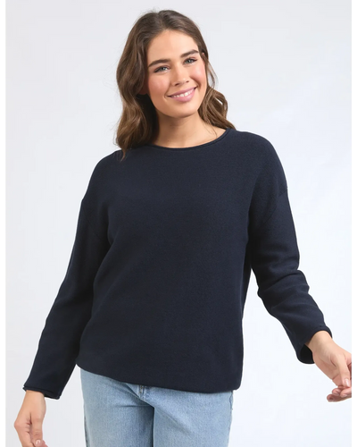 Marley Knit - Dark Sapphire-Elm Lifestyle-Lima & Co