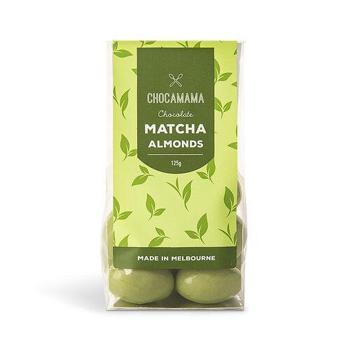 Matcha Almonds Stand Up Bag 125g-Chocamama-Lima & Co