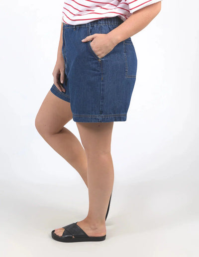Matilda Denim Short - Dark Blue-Elm Lifestyle-Lima & Co