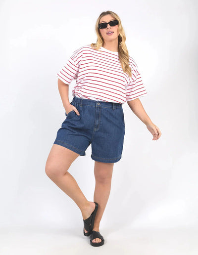Matilda Denim Short - Dark Blue-Elm Lifestyle-Lima & Co