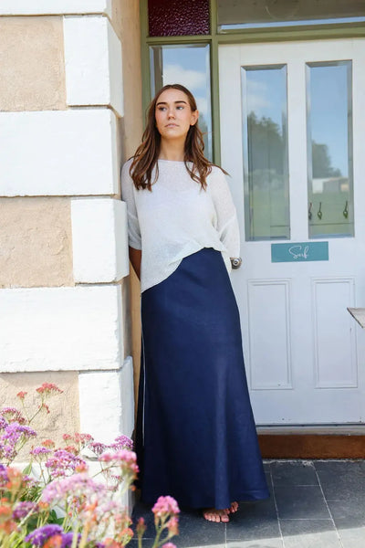 Mattie Top - White-The Eighth Letter-Lima & Co