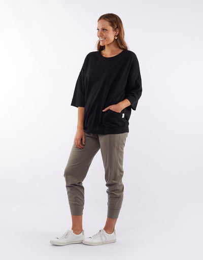 FUND. MAZIE SWEAT BLACK-Elm Lifestyle-Lima & Co