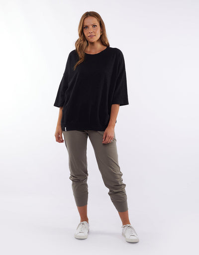 FUND. MAZIE SWEAT BLACK-Elm Lifestyle-Lima & Co