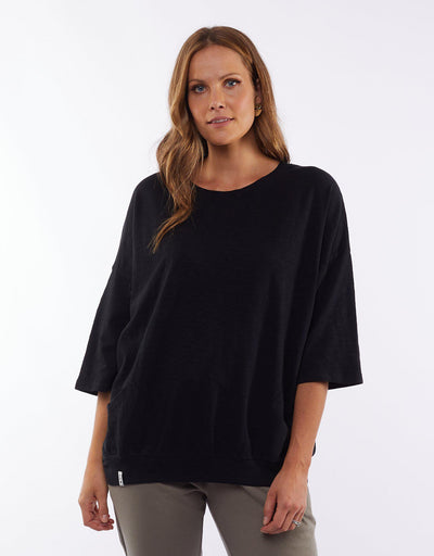 FUND. MAZIE SWEAT BLACK-Elm Lifestyle-Lima & Co