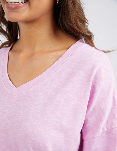 Maize Vee Neck - Lilac-Elm Lifestyle-Lima & Co