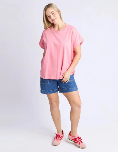 Mckinley Tee - Geranium Pink-Elm Lifestyle-Lima & Co