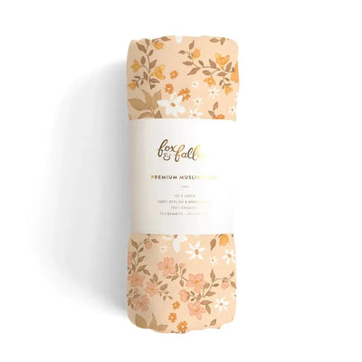 Meadow/Sweet Pea Organic Muslin Wrap Set-Fox And Fallow-Lima & Co