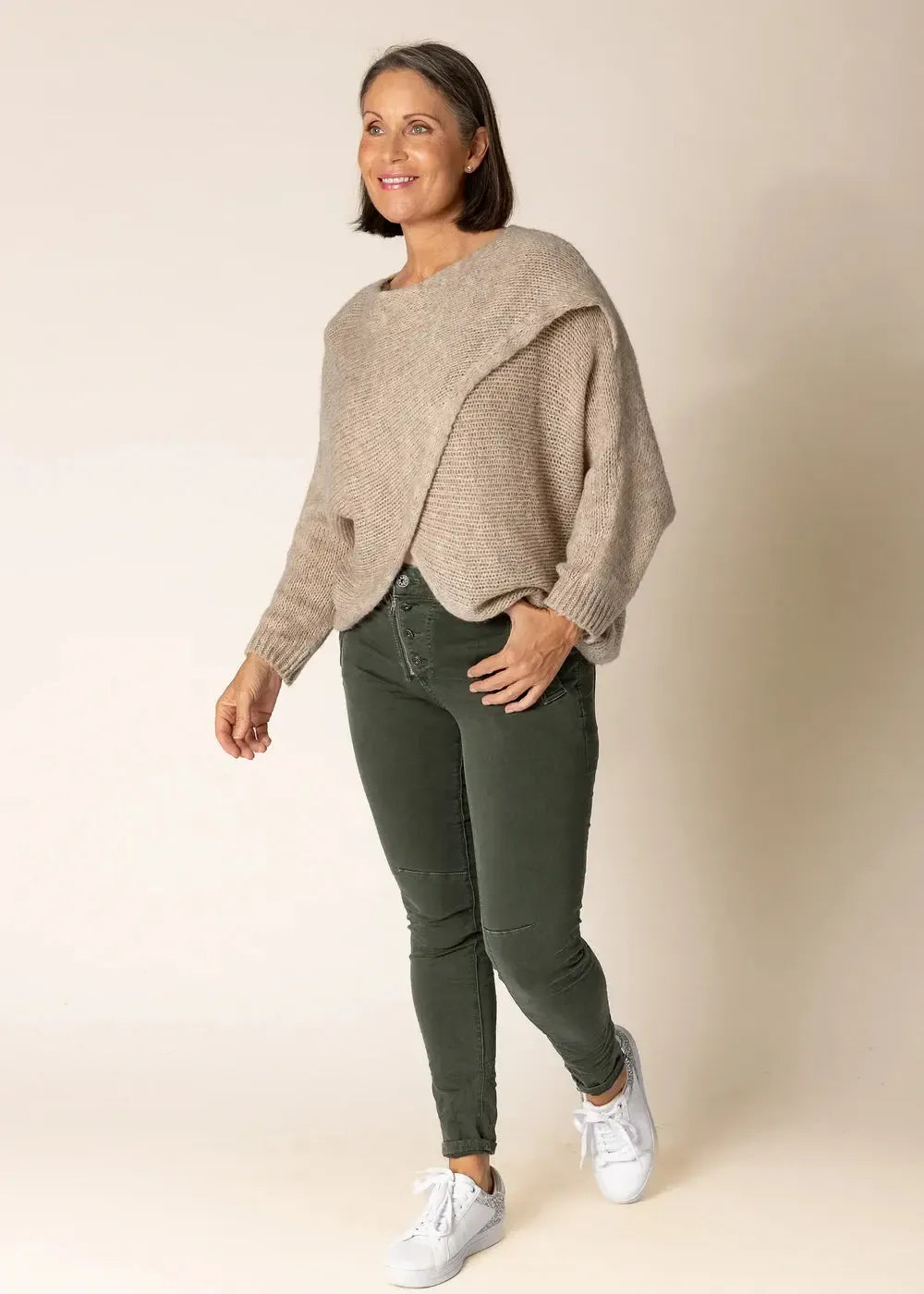 Meeya Knit - Latte-IMAGINE FASHION-Lima & Co
