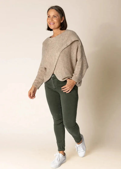 Meeya Knit - Latte-IMAGINE FASHION-Lima & Co