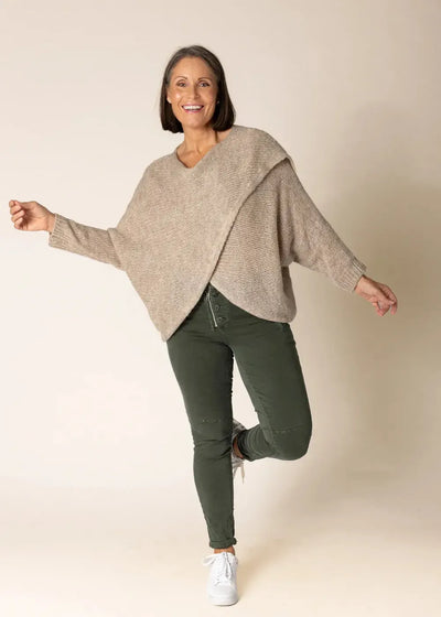 Meeya Knit - Latte-IMAGINE FASHION-Lima & Co