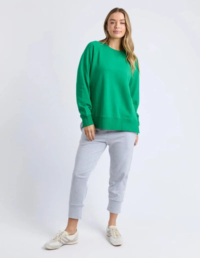 Melbourne Crew - Pine Green-Foxwood-Lima & Co