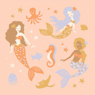 Mermaids Blanket-Fox And Fallow-Lima & Co