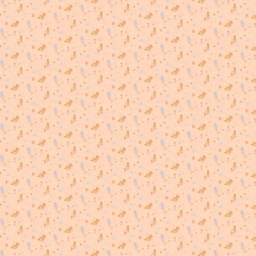 Mermaids Organic Muslin Wrap-Fox And Fallow-Lima & Co