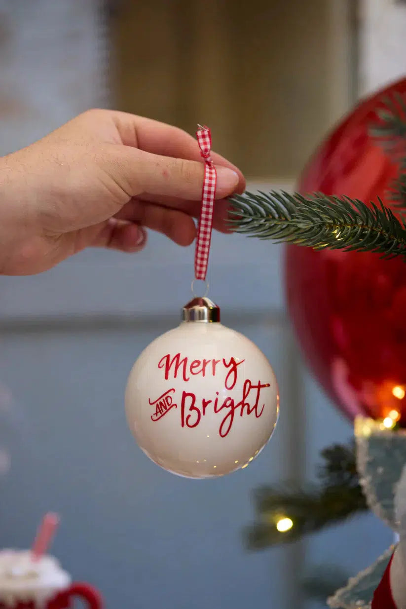 Merry & Bright Bauble-Holly and Ivy-Lima & Co