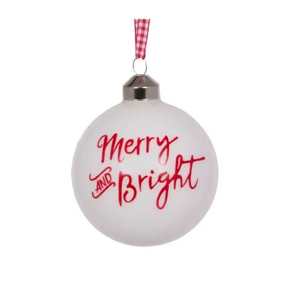 Merry & Bright Bauble-Holly and Ivy-Lima & Co