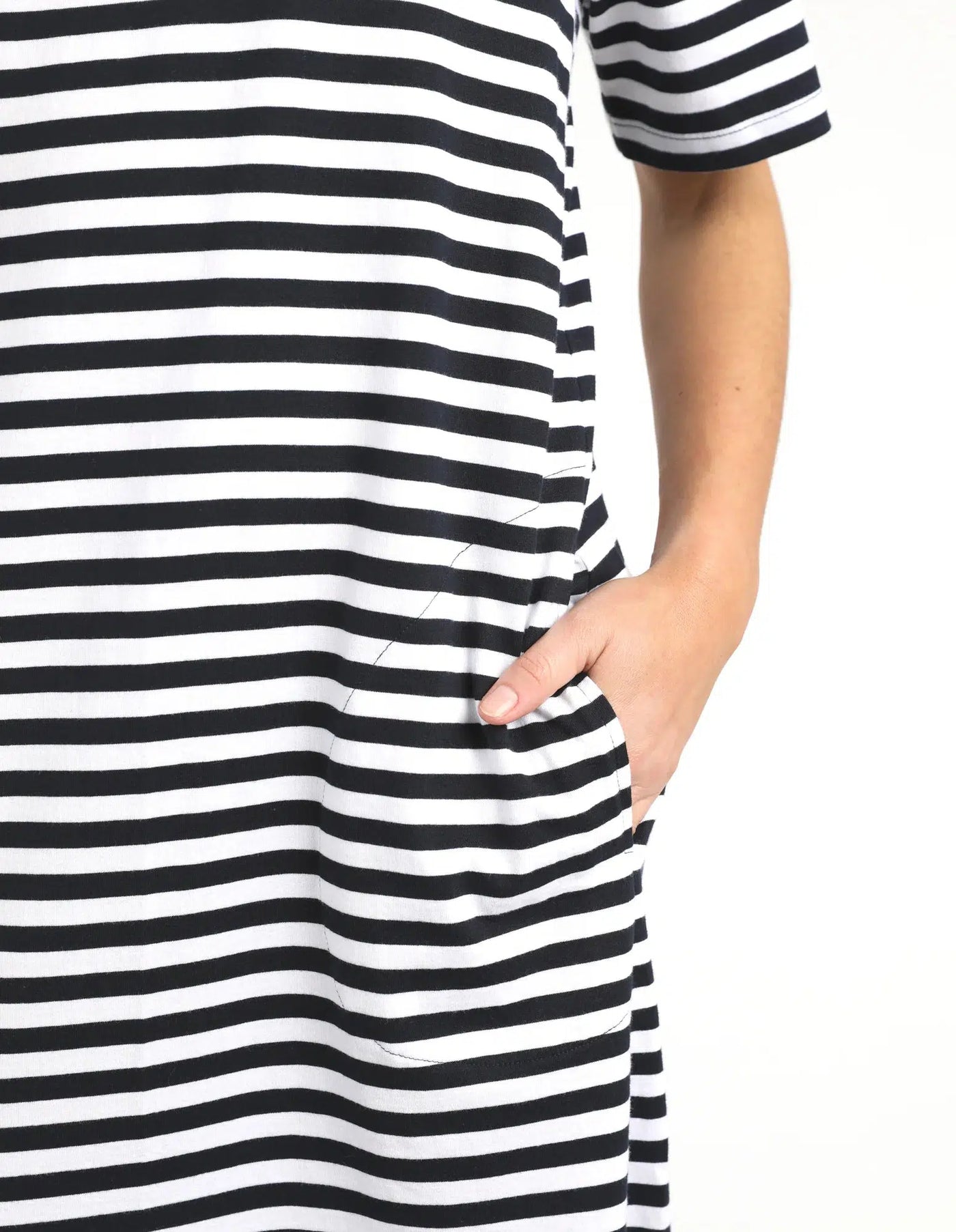 Merry Tee Dress - Navy-Elm Lifestyle-Lima & Co