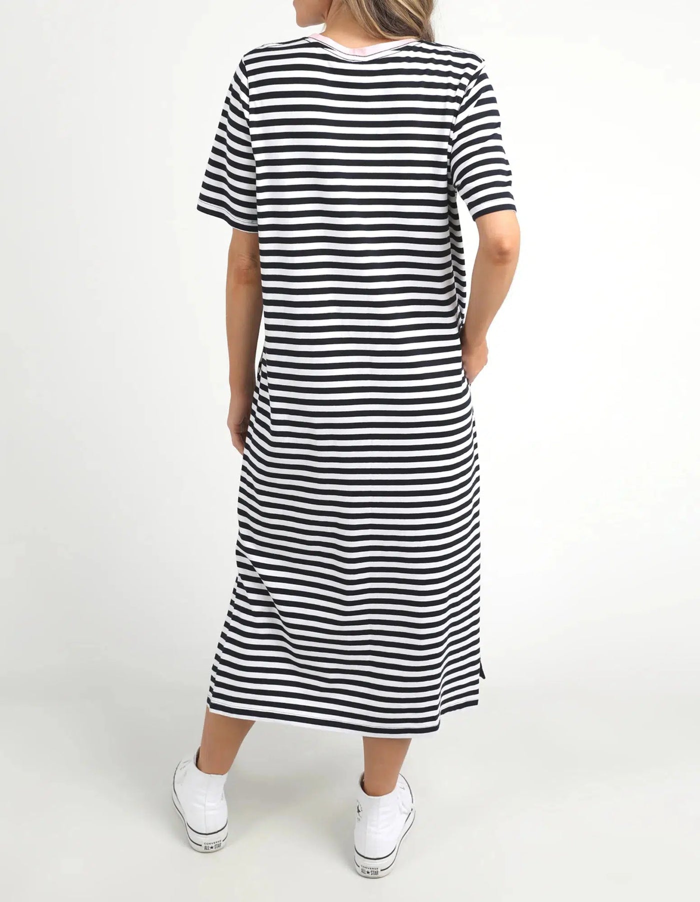 Merry Tee Dress - Navy-Elm Lifestyle-Lima & Co