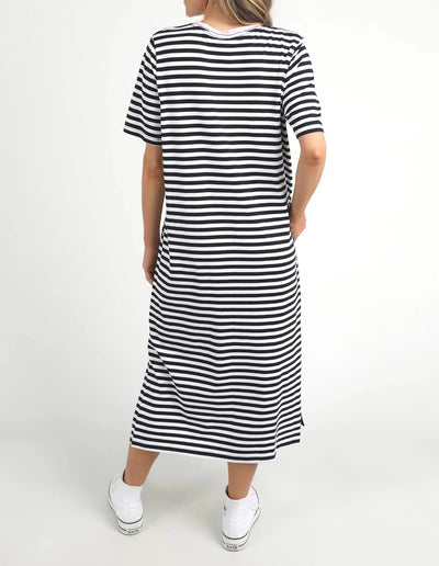 Merry Tee Dress - Navy-Elm Lifestyle-Lima & Co