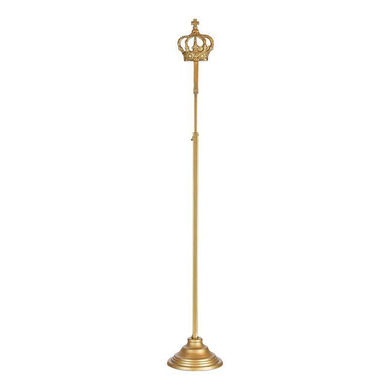 Metal Crown Design Wreath Stand Gold-Swing-Lima & Co