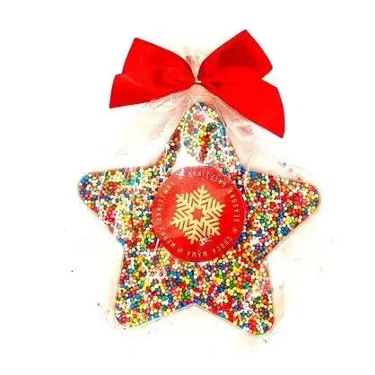 Milk Chocolate Christmas Freckled Star - 100g-Chocamama-Lima & Co