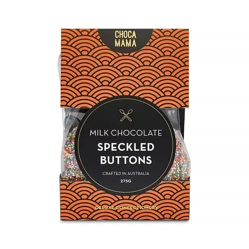 Milk Chocolate Speckled Buttons - 275g-Chocamama-Lima & Co