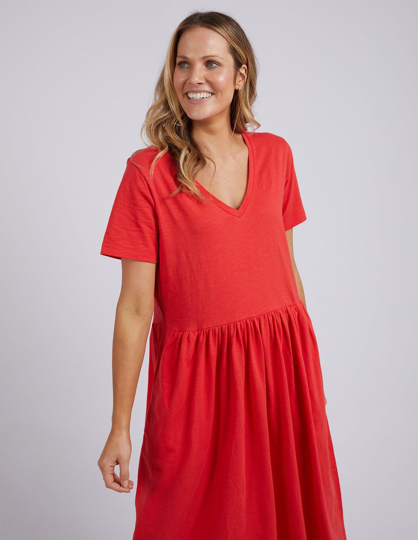 Mimi Midi Dress - Cherry-Elm Lifestyle-Lima & Co