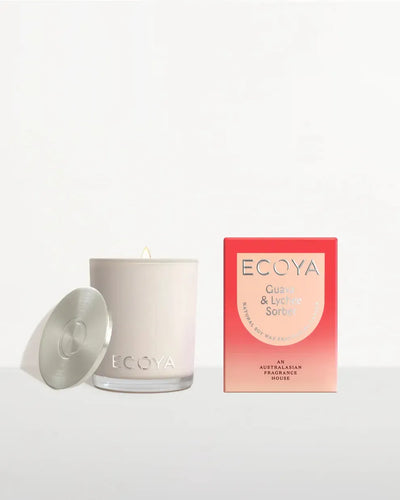 Mini Guava & Lychee Sorbet Candle-Ecoya-Lima & Co