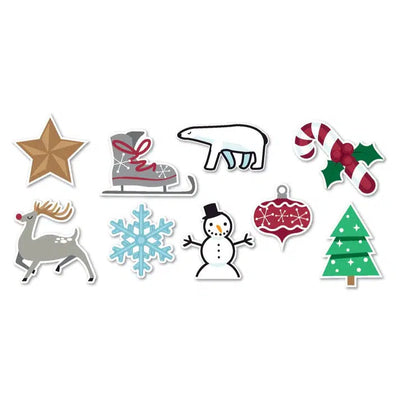Mini Santa & Reindeer - Set of 8-Lima and Co-Lima & Co