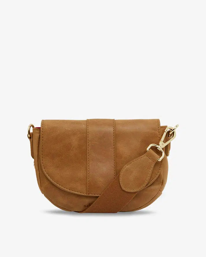 Mini Zara Saddle Bag - Vintage Tan-Arlington milne-Lima & Co