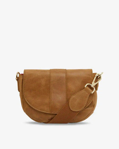 Mini Zara Saddle Bag - Vintage Tan-Arlington milne-Lima & Co
