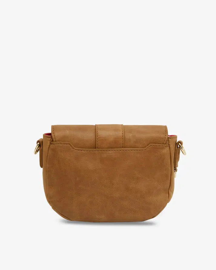 Mini Zara Saddle Bag - Vintage Tan-Arlington milne-Lima & Co