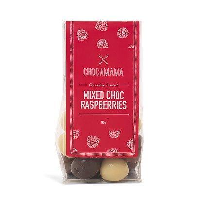 Mixed Raspberries 125g-Chocamama-Lima & Co
