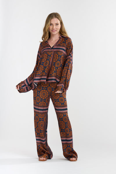 Monroe Pant - Orange-Italian Star-Lima & Co