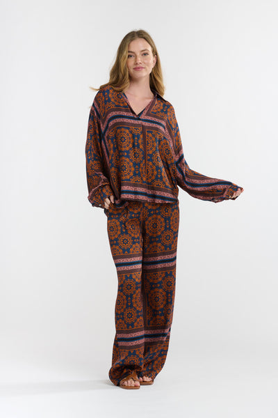 Monroe Pant - Orange-Italian Star-Lima & Co